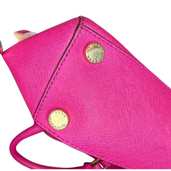 Michael Kors Sutton Medium Satchel in Rasberry Pink - Picture 16 of 16